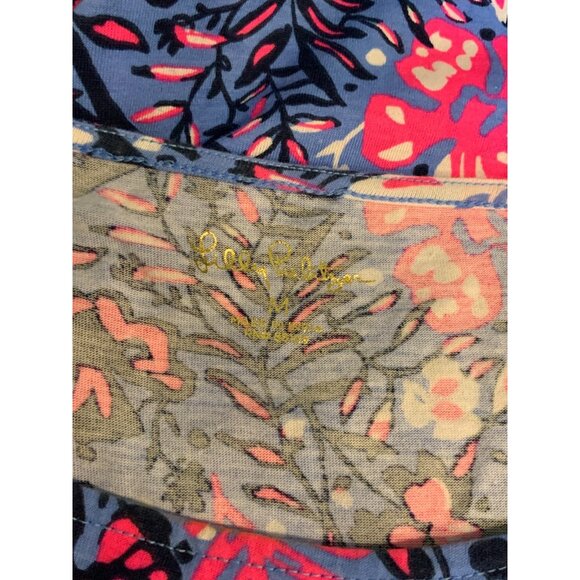 Lilly Pulitzer Birds Eye View Gemma Blue Pink Swing Dress, Size M - Picture 5 of 5